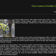 Fragment recenzji roweru Kreidler Dice 29er 3.0