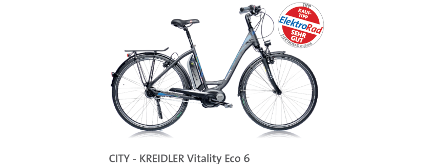 Fragment recenzji roweru Kreidler Vitality Eco 6 3