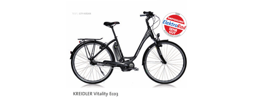 www Fragment recenzji roweru Kreidler Vitality Eco 3