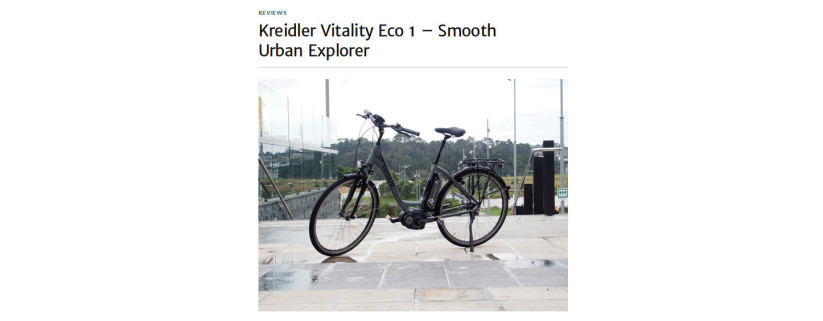 www Fragment recenzji roweru Kreidler Vitality Eco 1